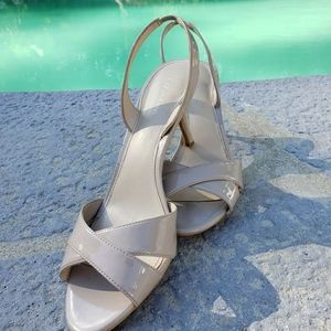 Open toe Calvin Klein kitten heels